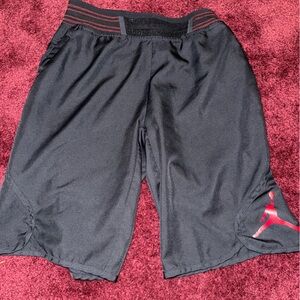 Nike air Jordan black red basketball athletic Shorts men’s XS teen boys